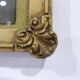 Former Art Deco photo frame with children's photo and wooden horse