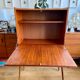 Scandinavian writing basket in wood 1960
