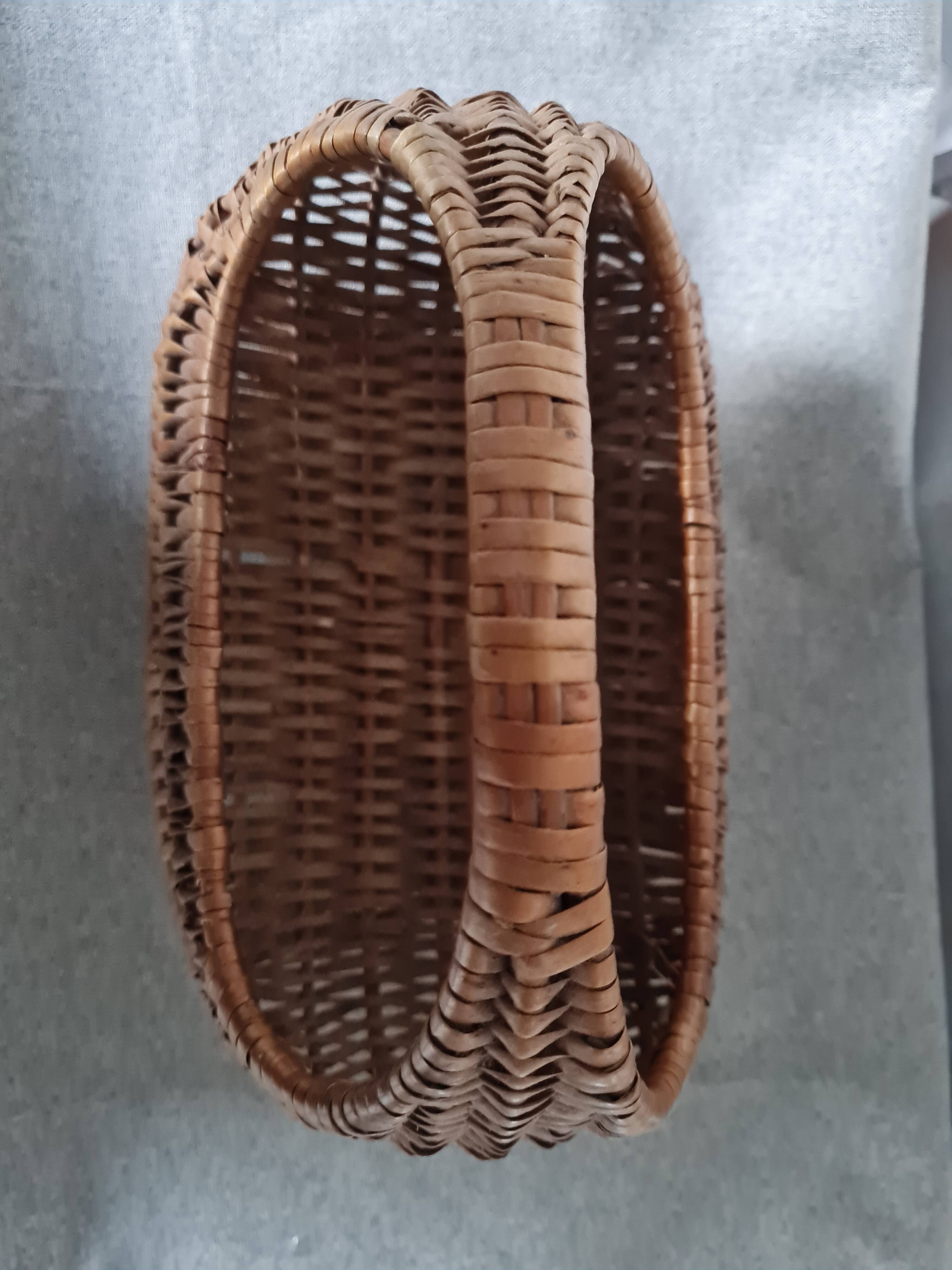 Panier banane ancien en osier