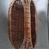 Panier banane ancien en osier