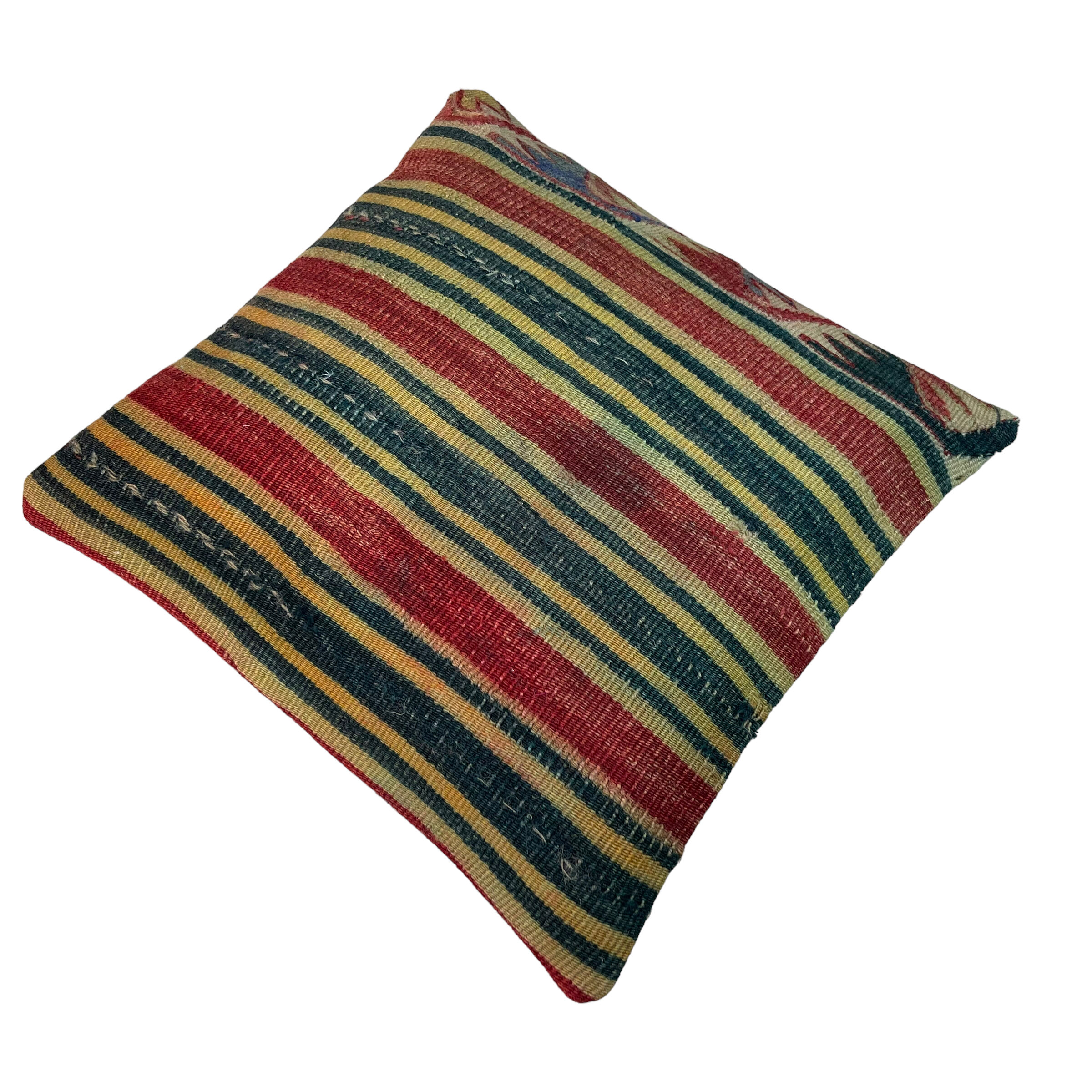 Housse de coussin kilim turc vintage 40 x 40 cm