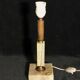 Onyx and Travertine Table Lamp Base