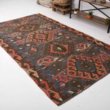 Blue & Brown Vintage Kilim Rug 158x275Cm SK 35367