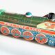 Metal toy vintage locomotive