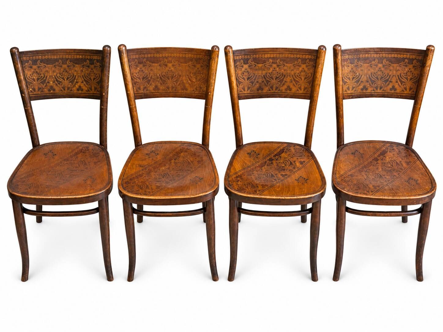 4 antique chairs by Jacob & Josef Kohn – Vienna – Art Nouveau period