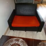 In 1960 convertible leatherette seat