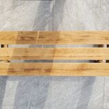 Petit banc en chêne brut