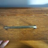 Oak veneer console dressing table