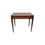 French Art Deco Mahogany Writing Desk With Drawer, early 1920s