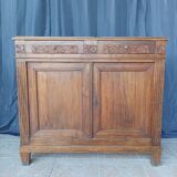 Low art deco walnut sideboard