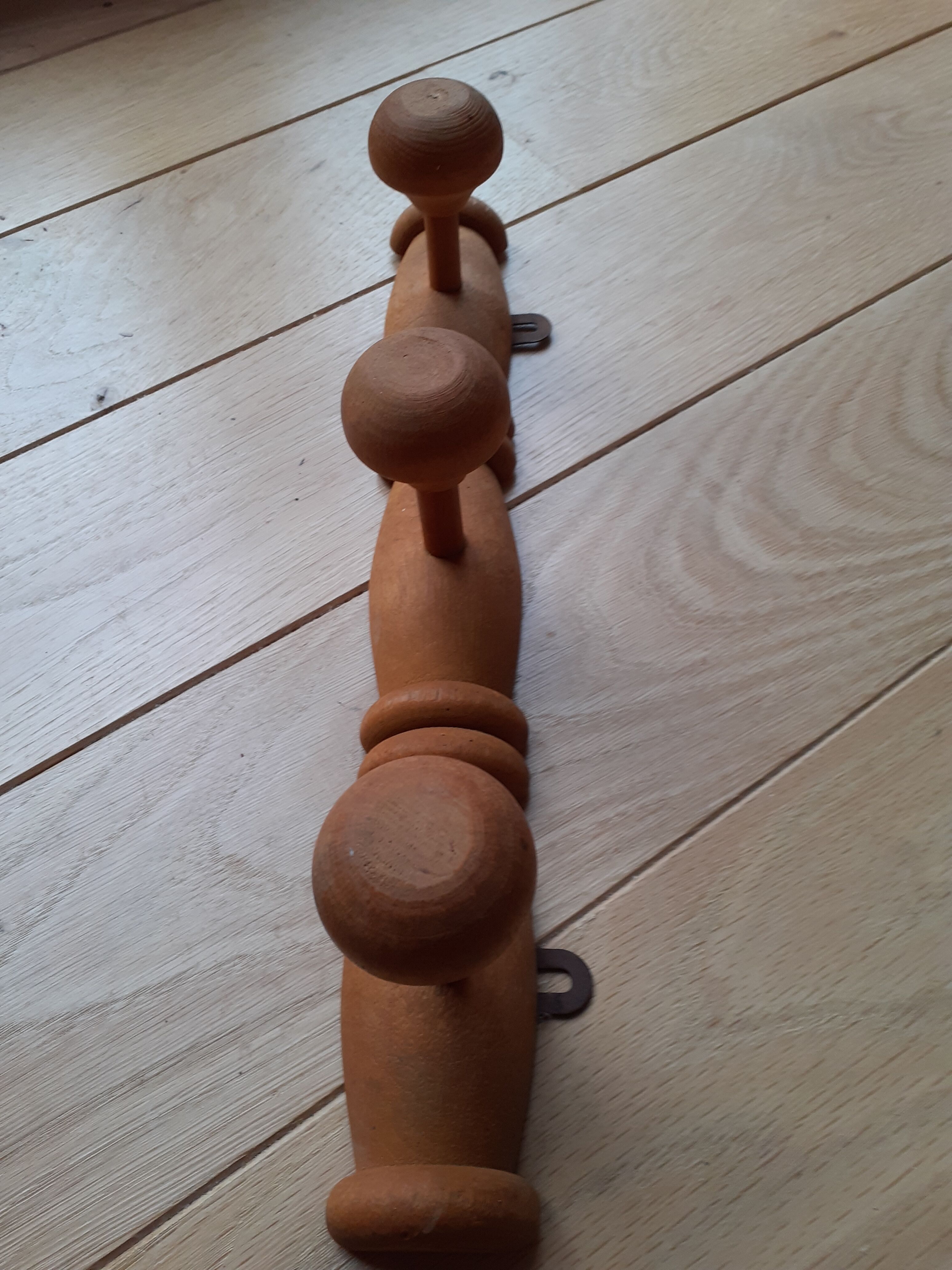 Pair of antique 3 hooks