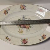 Plat de service en porcelaine de Limoges ancien