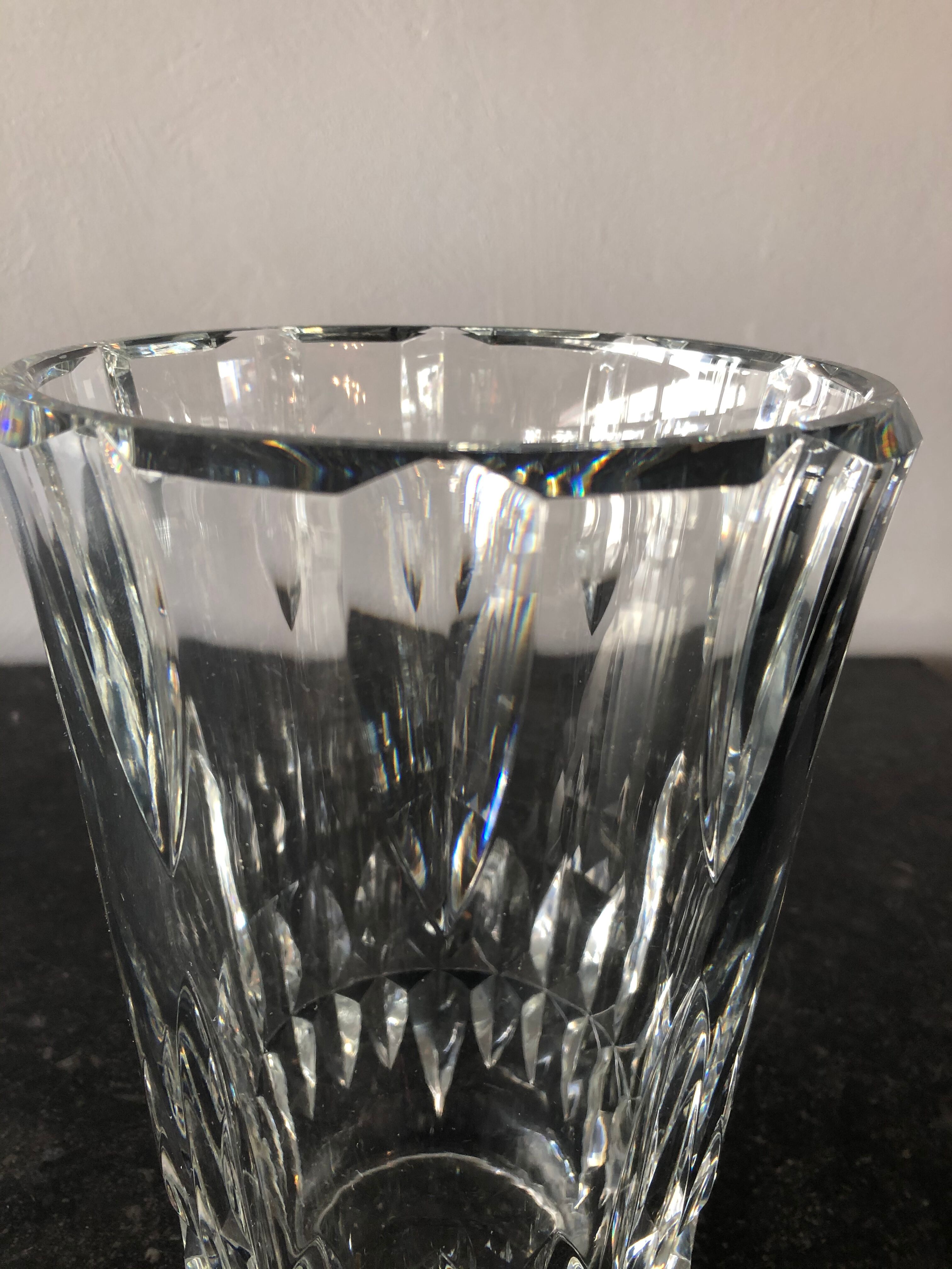 Baccarat crystal vase