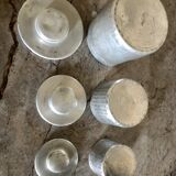 Hammered metal kitchen boxes series