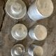 Hammered metal kitchen boxes series