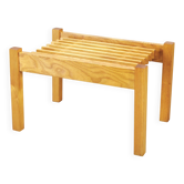 Mid-Century Ash Wood Plant Stand, Czechoslovakia, 1960s