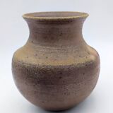 Stoneware vase, wood fired, 1970