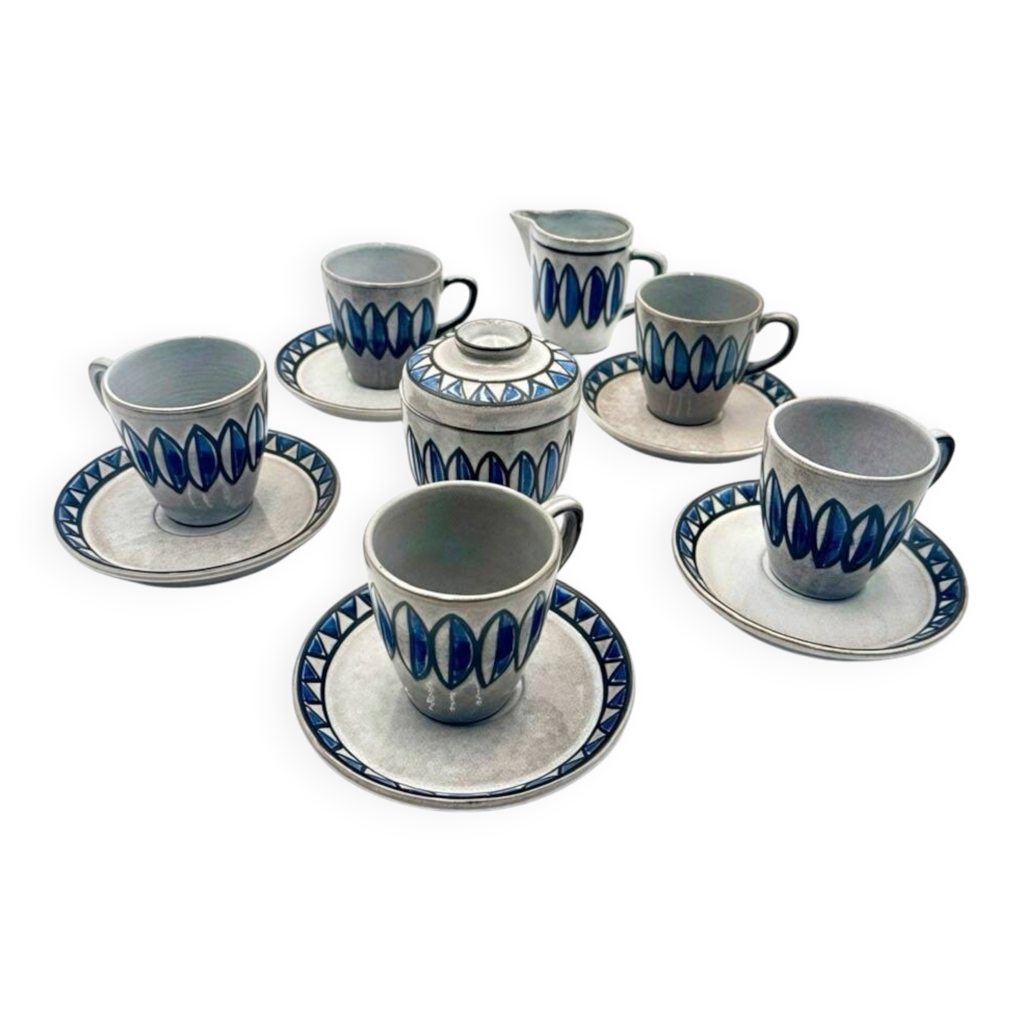 Ceramano coffee set Germany 1970s