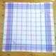 Nappe campagne chic et ses 6 serviettes monogrammées vg