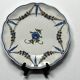 Assiette en faïence Argonne décor guirlandes, fin XIXème