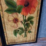 Series of architectural panels of woodwork