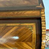 Desk cylinder marquetry louis xv period eighteenth