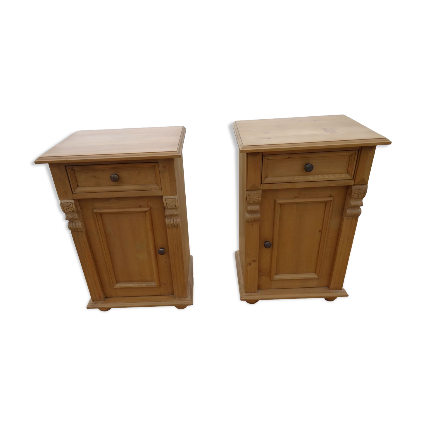 Pair of jam bedside tables