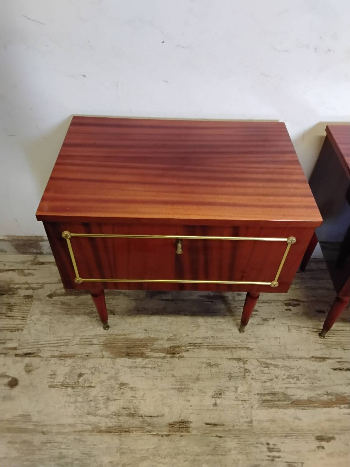 Pair of vintage bedside tables