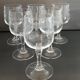 6 old foot glasses