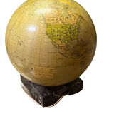 Ancient luminous globe tarid map