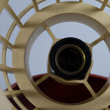 Lyskaer Belysning made in Denmark model 854 set of hanging lamps plastic mid century