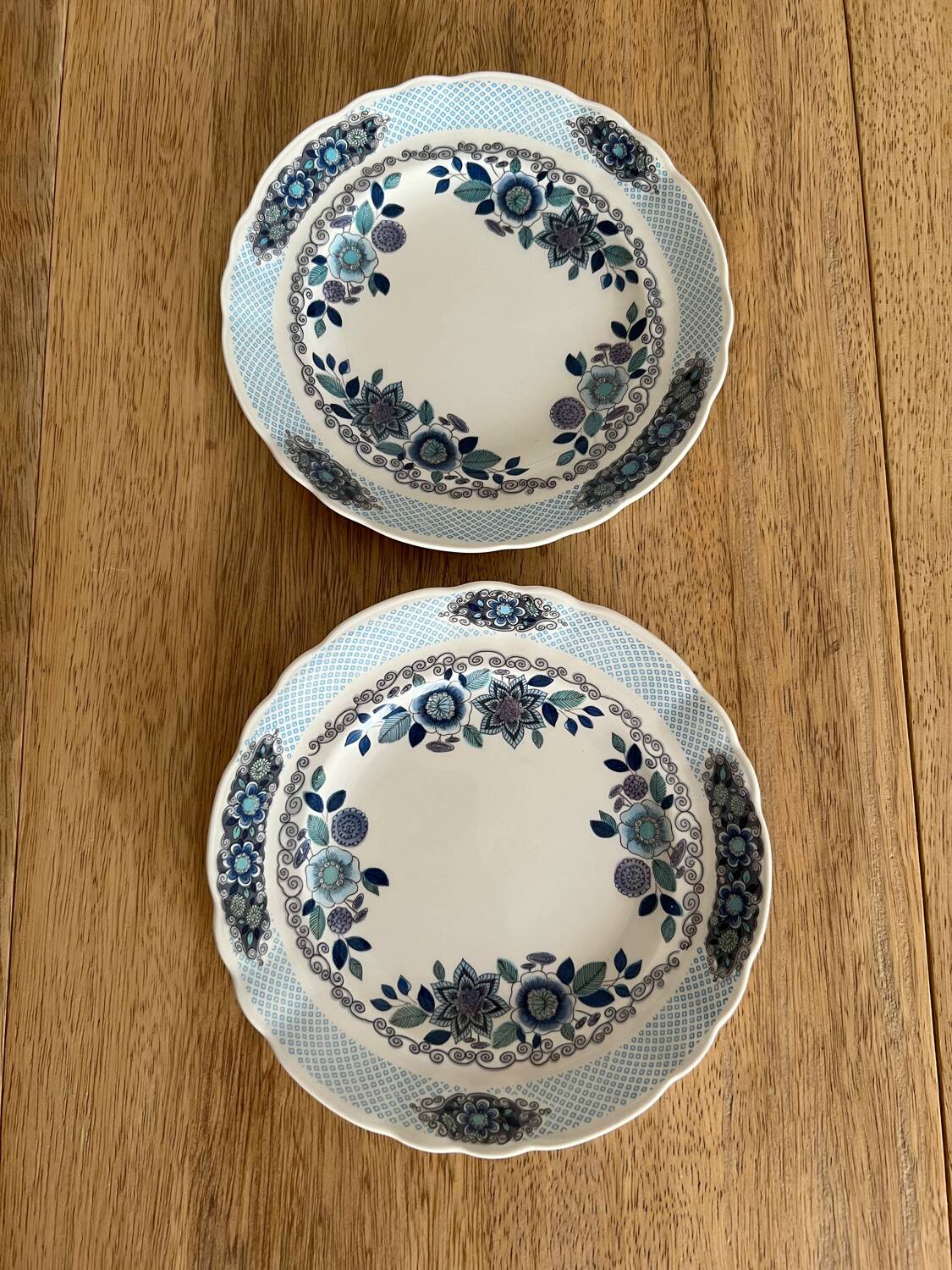 10 dessert plates 1960 Manufacture Pontesa