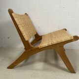 Rattan lounge chair