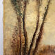 Romantic landscape with horses, oil on canvas signed R Bizet.