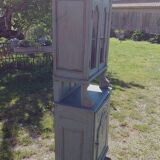 Glass-fronted buffet with 2 bodies