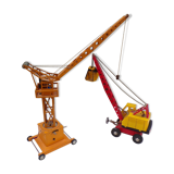 Toys old 2 cranes tole year 50