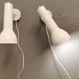 2 wall lamps, Schmidt's lampe design, Denmark early 1980s by Hans Schmidt