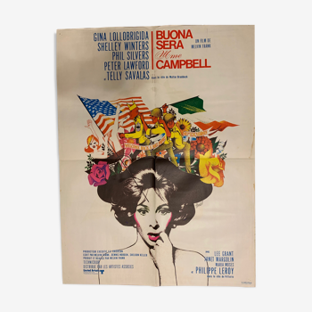 Poster for the film "Buena will be Mrs Campbell"