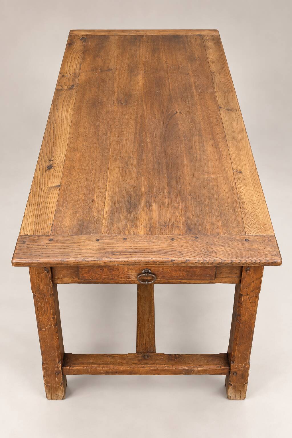 Table de ferme ancienne en chêne – 170 × 80 cm