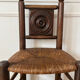 Chaise paillée bois tourné