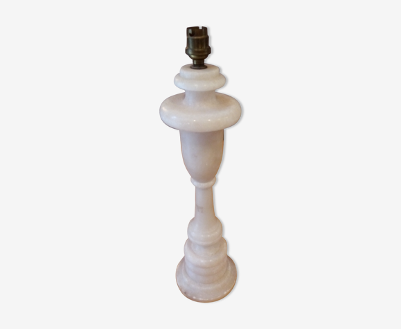 Pied de lampe marbre
