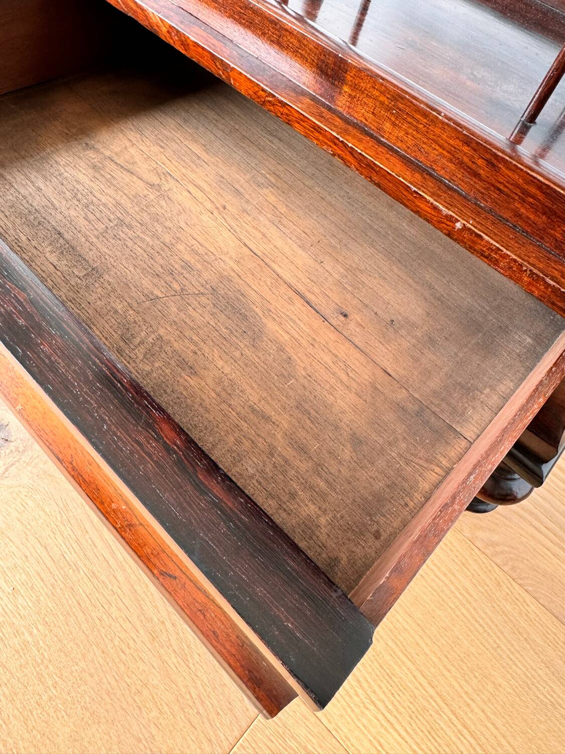 19th century Rio rosewood server
