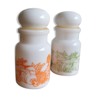 Set of 2 spice storage jars