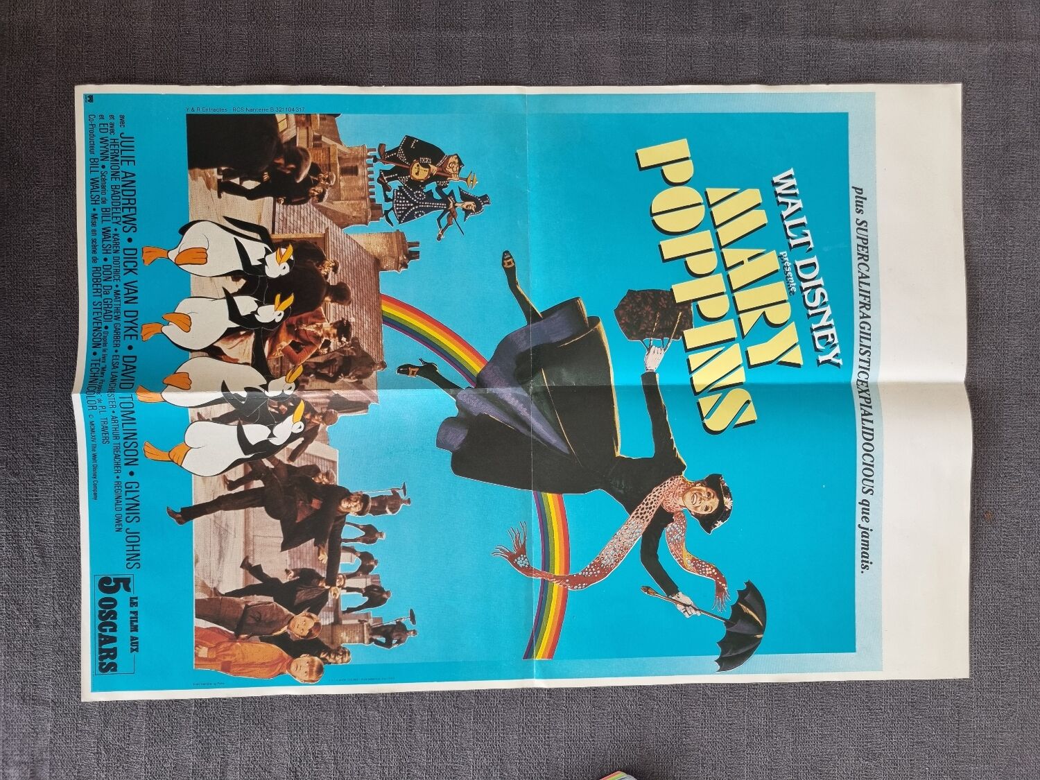 Mary Poppins Original Movie Poster 1965