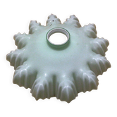 Opaline moulded lampshade for suspension or oil lamp