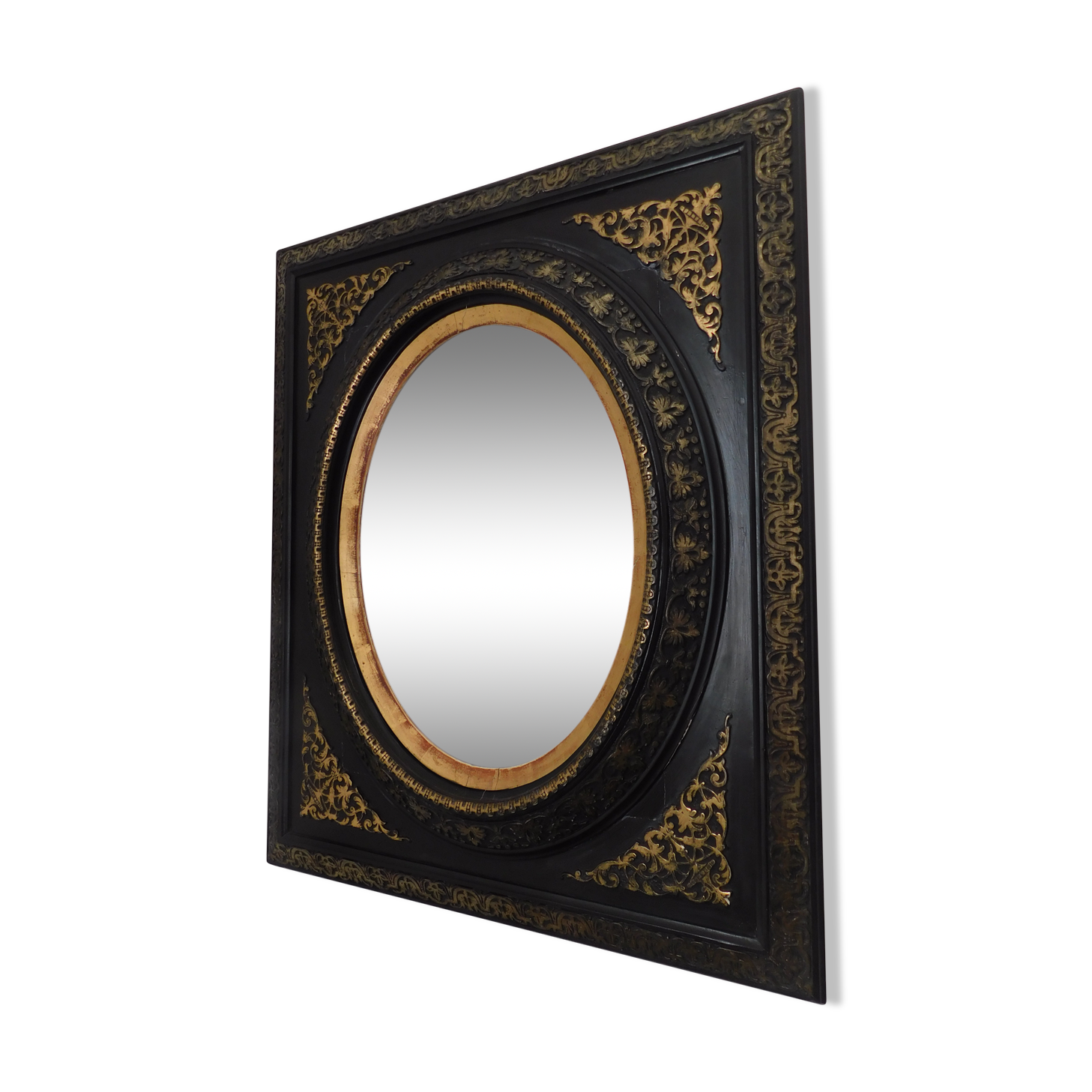 Mirror Napoleon III period 55x65cm