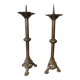 Antique brass candelabrum