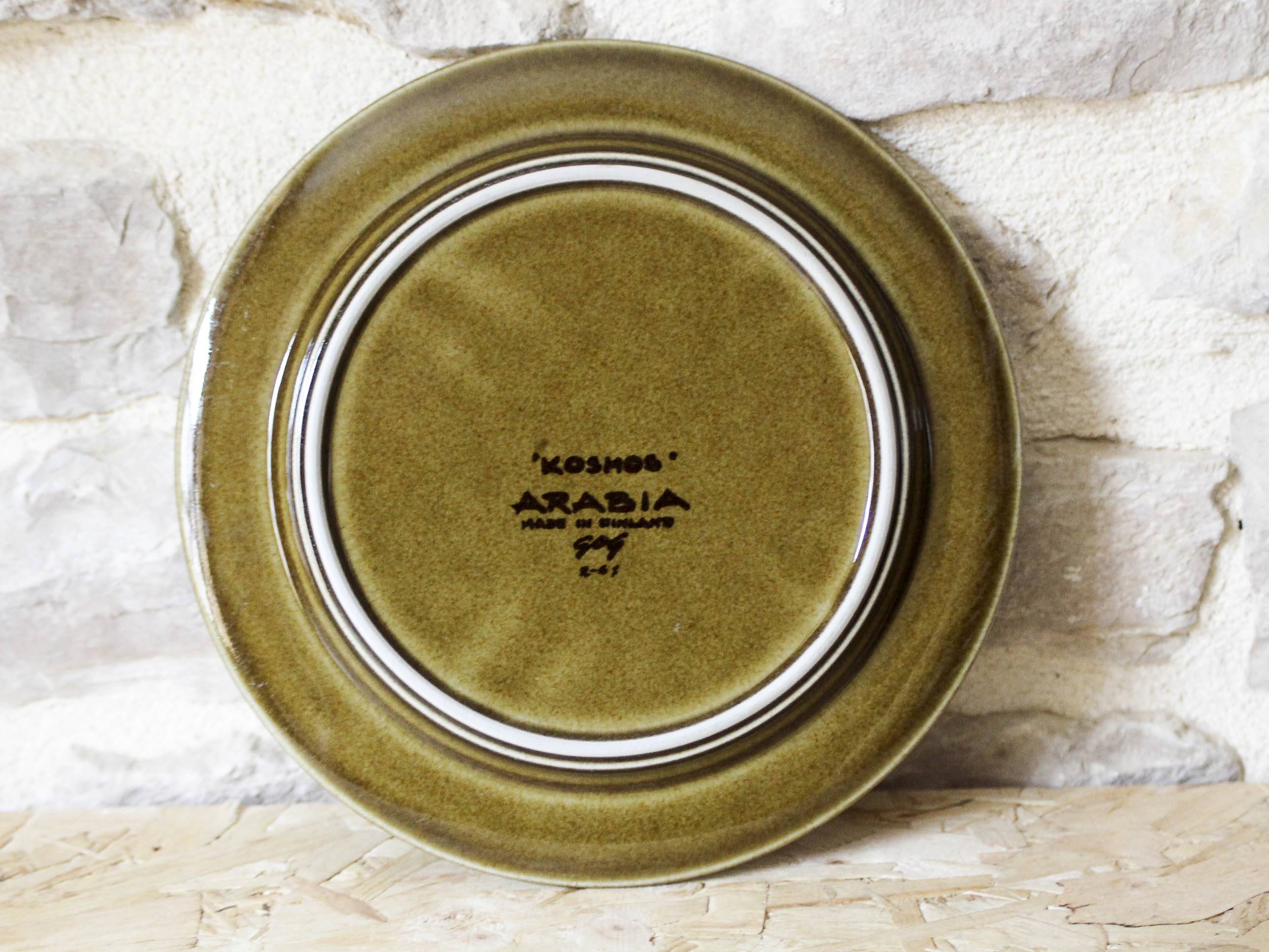 10 Kosmos series dessert plates by Arabia Finland