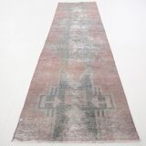 3x10 Rug For Kitchen Old Antique Turkish Runner Rug, 83x316Cm SK 5210