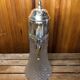 Old Carafe Body Glass Mold + Silver Metal Vintage
